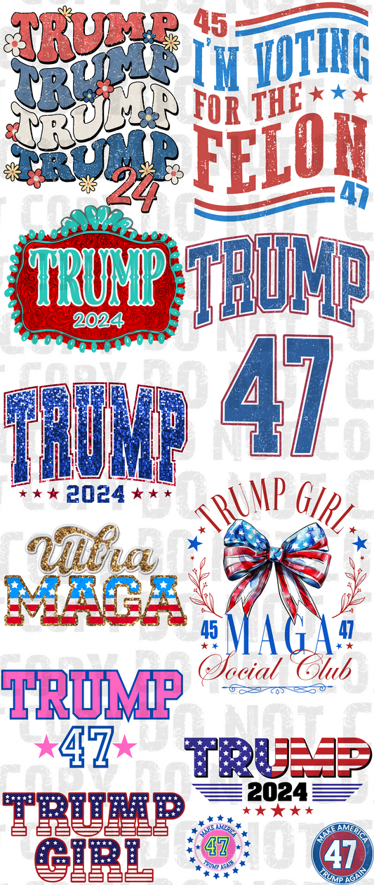 Trump Shirt Bundle 22x52