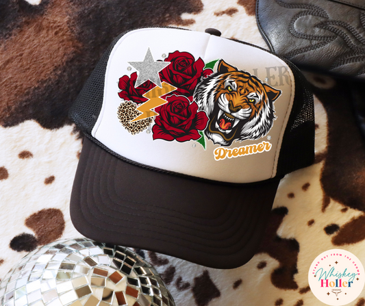 Tiger Dreamer Faux Patch Hat