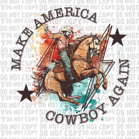 Make America Cowboy Again Hat Sized