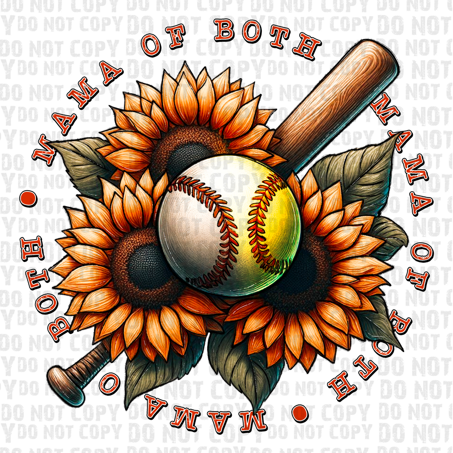 Sunflower Mama of Both Baseball/Softball